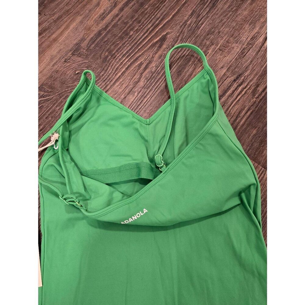 Adanola Women’s Unitard Romper Stamina One Piece Green Size Large NWT Activewear - Picture 7 of 8